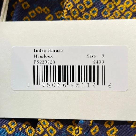 Ulla Johnson Hemlock Indra Blouse Size 8 BNWT - Picture 5 of 5